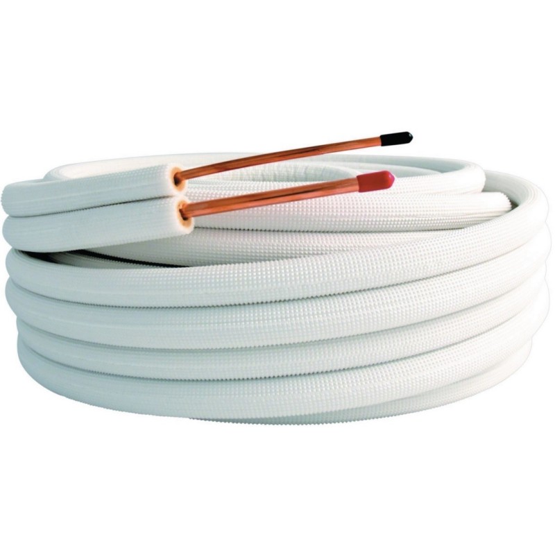 Tube frigorifique isolée double 1/4- 3/8 réf:CU143820ml