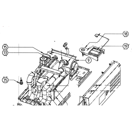 pièce détachée manomètre module hydraulique daikin EHBH EHBX EHVH EHVX EHVZ EKHBH EKHBX HXY RHBH RHBX RKHBH RKHBX
