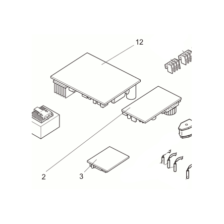 CARTE ELECTRONIQUE MITSUBISHI ELECTRIC Réf: E12F23454