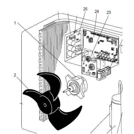 HELICE MITSUBISHI ELECTRIC Réf: R01E07115