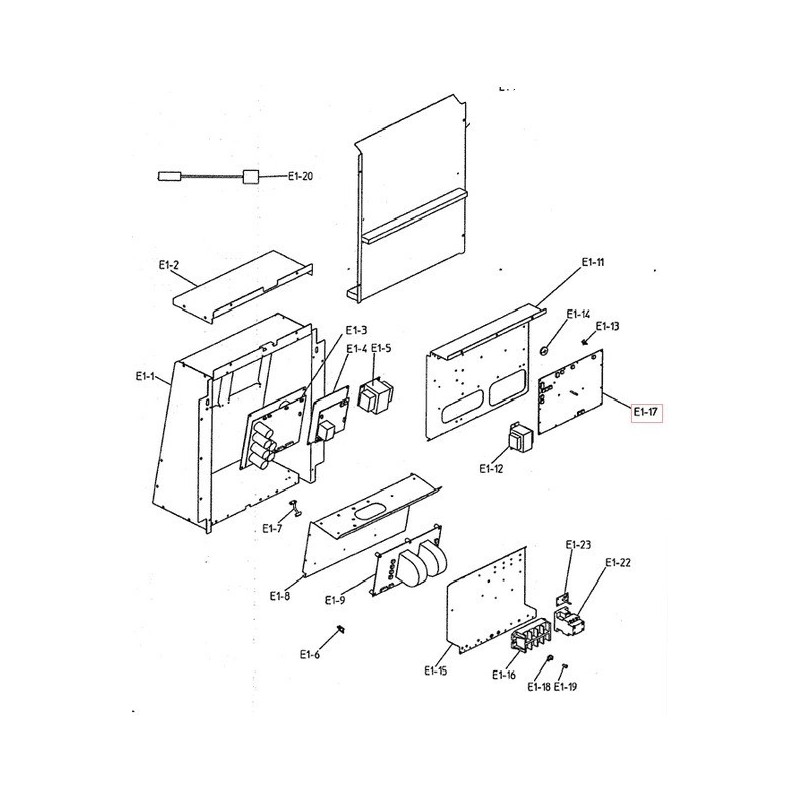 PLATINE SEB0450  2P243977 1 DAIKIN Ref: 1926701