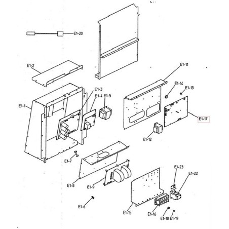 PLATINE SEB0450  2P243977 1 DAIKIN Ref: 1926701