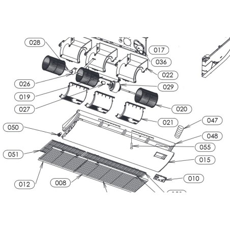 MOTEUR POUR PLAFONNIER TOSHIBA Réf :43T21444