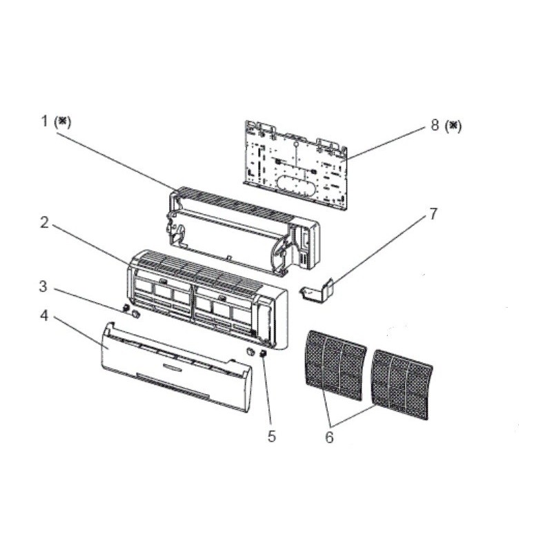 FILTRE A AIR MITSUBISHI Réf:E12534100