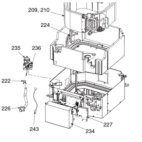 POMPE DE RELEVAGE TOSHIBA Réf: 43177021