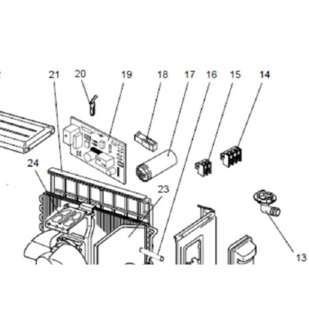 PLATINE DE CONTROLE MITSUBISHI Réf:E02905451