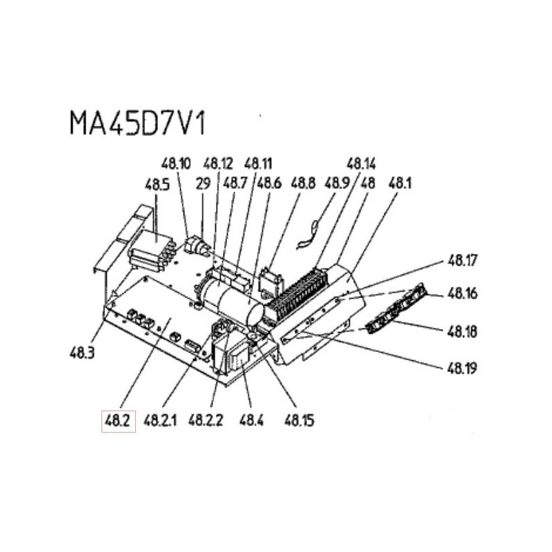 CARTE PCB DAIKIN Réf:0570213