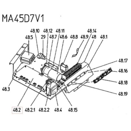 CARTE PCB DAIKIN Réf:0570213