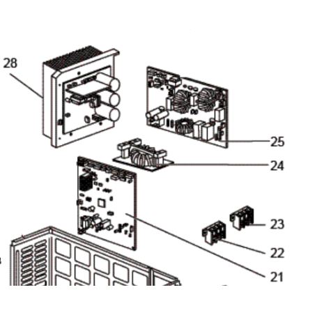 CARTE REACTOR MITSUBISHI Réf:E22851337