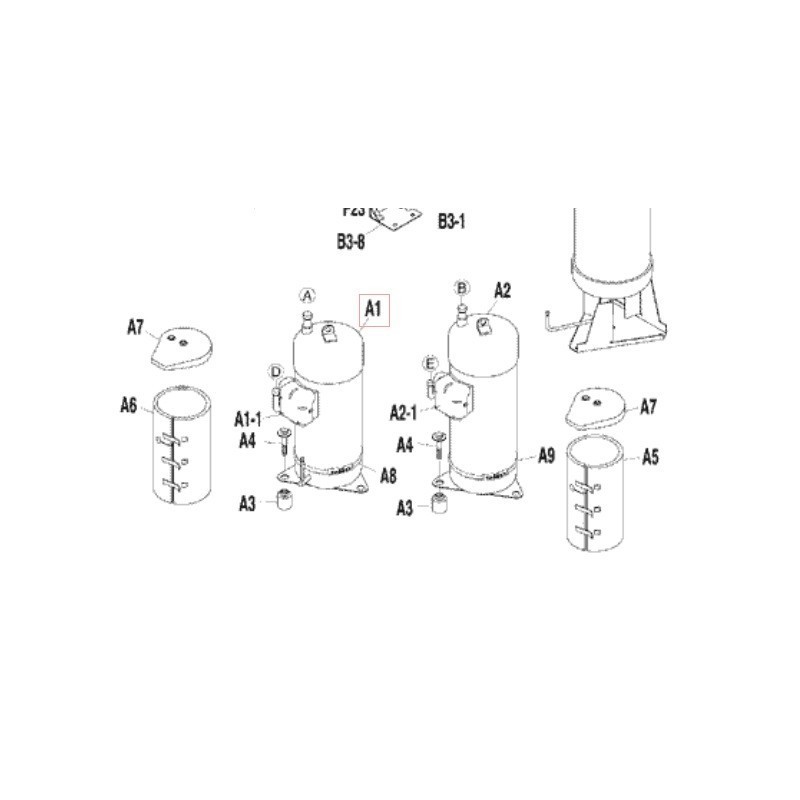 COMPRESSEUR SCROLL DAIKIN Réf:1893560