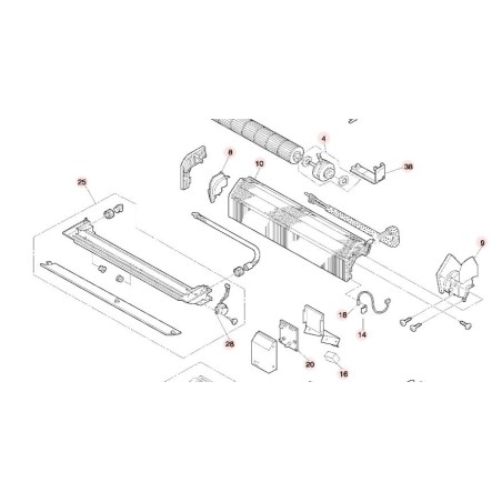 pièce détachée moteur ventilateur HITACHI RAS HGV7E HG7E