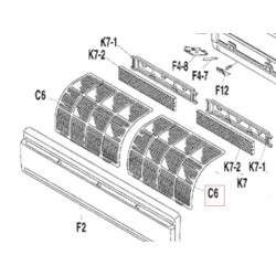 FILTRE A AIR FTKS20 35DV DAIKIN Ref: 1590568 2