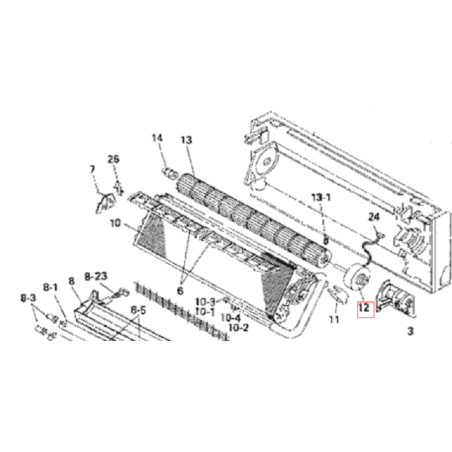 MOTEUR VENTILATION DAIKIN Réf:0782914