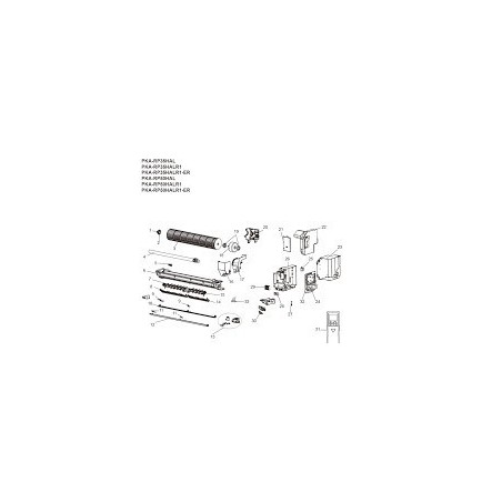 MOTEUR DE BALAYAGE UNITE INTERIEUR MITSUBISHI Réf:01E27223