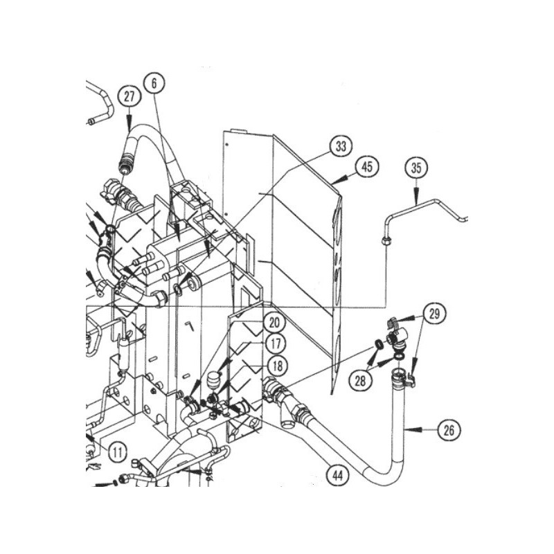 FLEXIBLE RW RETOUR D'EAU 3PW54481 1 DAIKIN Ref: 5006074