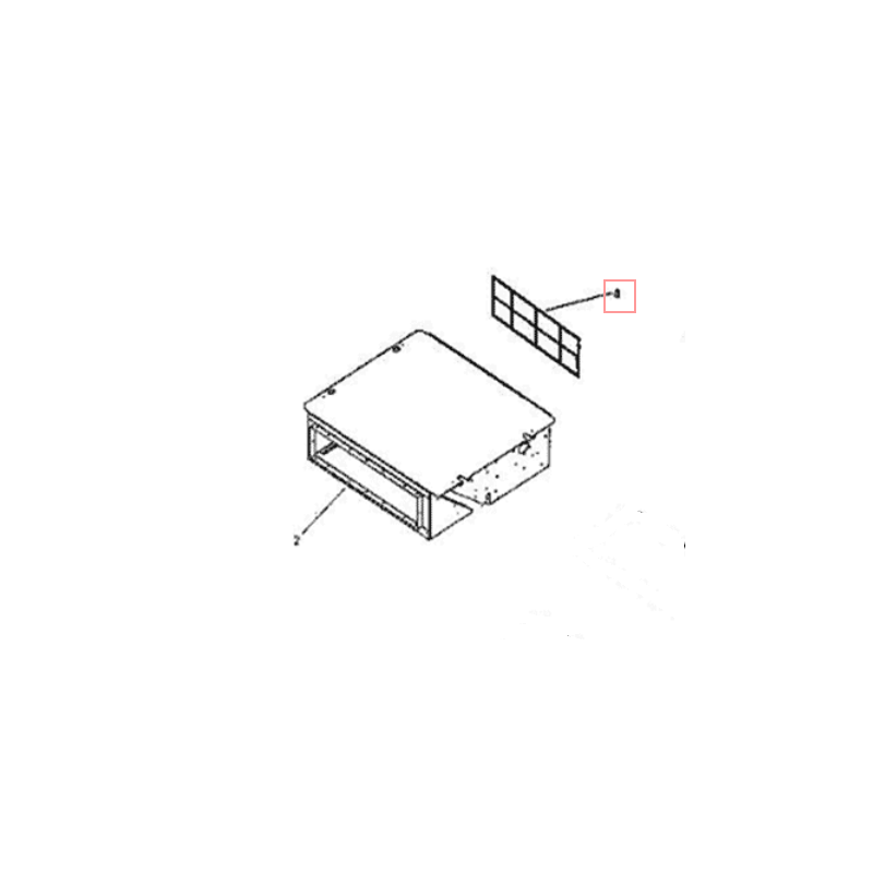 FILTRE AIR  FXDQ20 25M FDBQ25B DAIKIN Ref: 300230P
