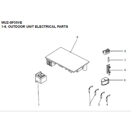 PLATINE INVERTER MITSUBISHI Réf:E22P14451