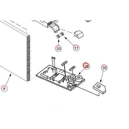 PLATINE PWB MAIN HITACHI Réf:PMRAC50DPAS01