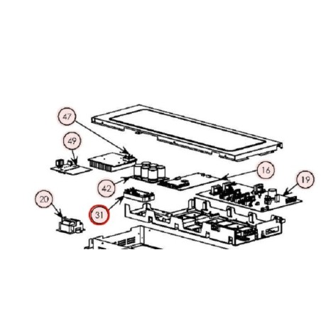 PLATINE DE PUISSANCE HITACHI Réf:PMRAM90QH5921