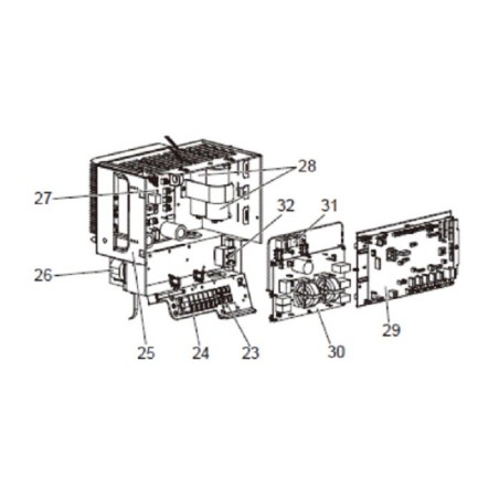 CARTE DE PUISSANCE MITSUBISHI Réf :S700B8313