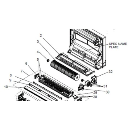 PALIER   DE TURBINE MITSUBISHI Réf:M21EA0509