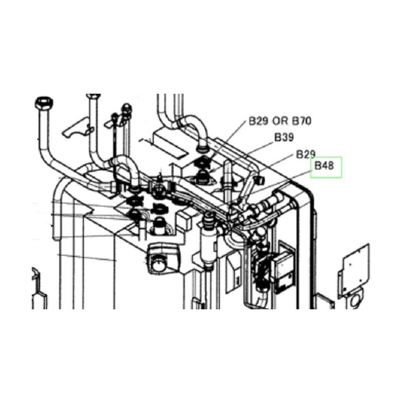 ISOLATION 50x45x20 4PW16157 3 DAIKIN Ref: 300848P