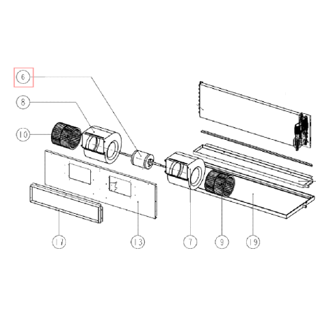 MOTEUR VENTIL R03039034148 DAIKIN Ref: 4007651