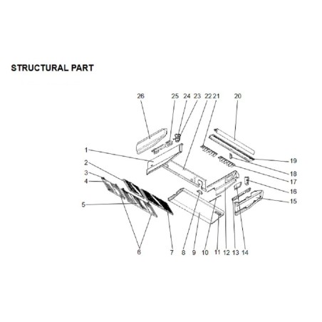 FACADE LATERALE MITSUBISHI Réf:R01E01666