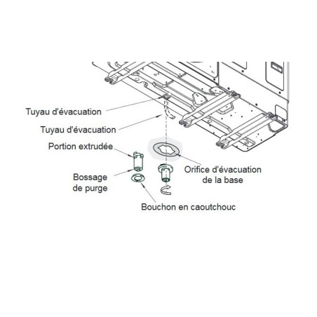 KIT EVACUATION HITACHI Réf:DBS26