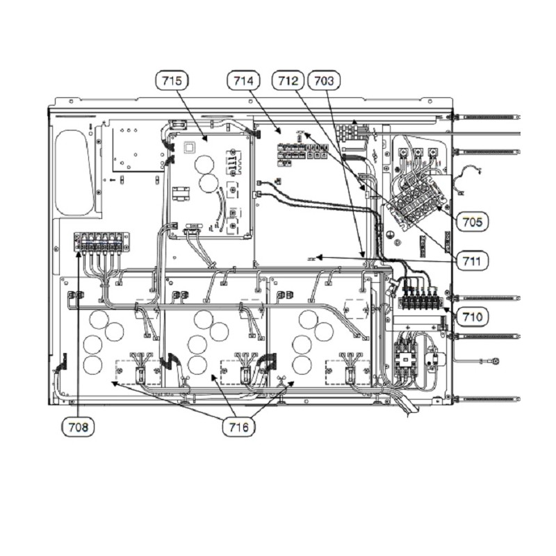 PLATINE PC BOARD TOSHIBA Réf:43T6V374