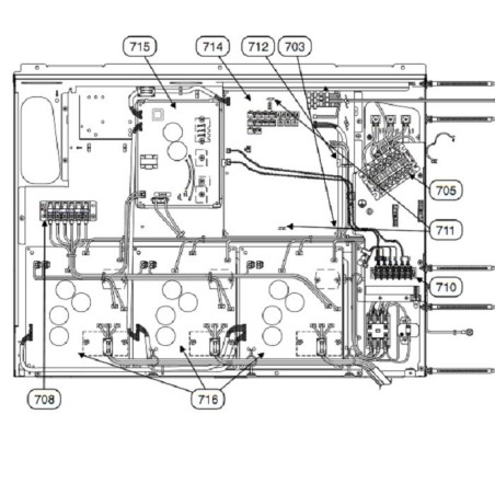 PLATINE PC BOARD TOSHIBA Réf:43T6V374