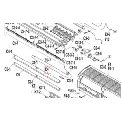 VOLET DE BALAYAGE DU BAS FTKS20 35DV DAIKIN Ref: 1590645