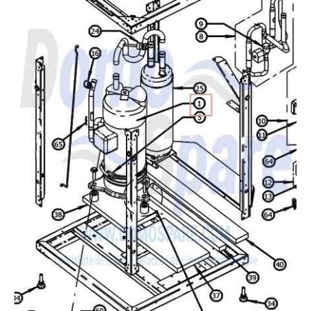 COMPRESSEUR JT45GJVD@B2 DAIKIN Ref: 5002026