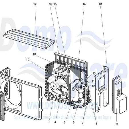 COMPRESSEUR PANASONIC Réf : 5RS102XNA21