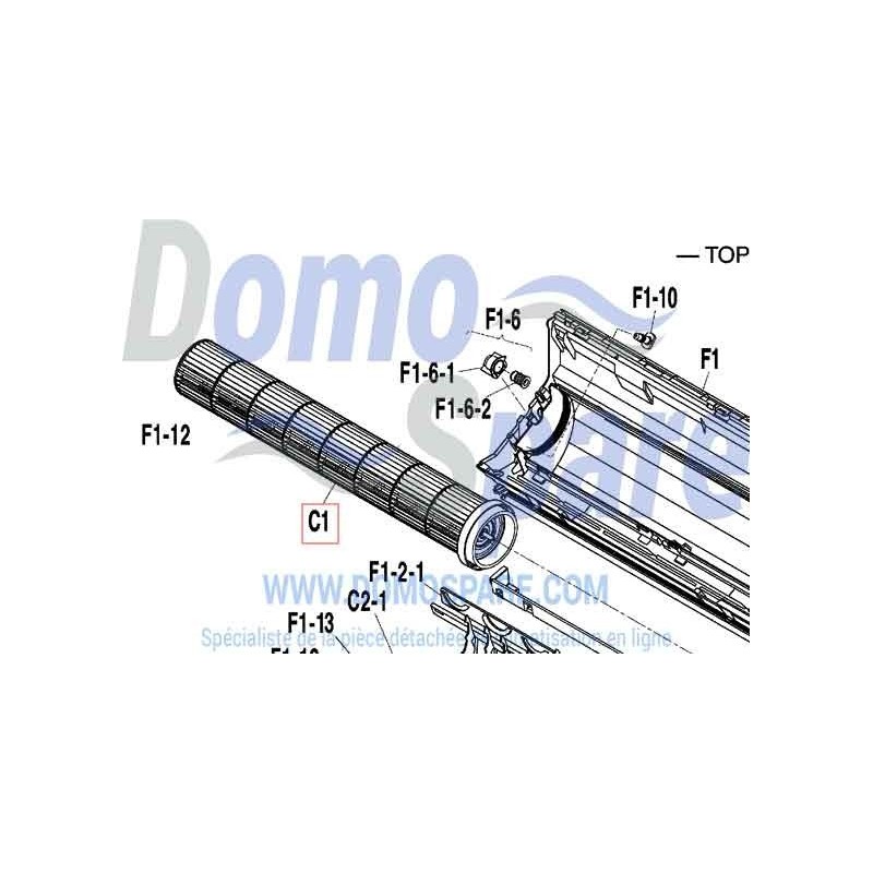 H_TURBINE VENTILATION  2P422515 2 DAIKIN Ref: 5022182