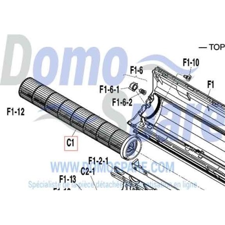 H_TURBINE VENTILATION  2P422515 2 DAIKIN Ref: 5022182