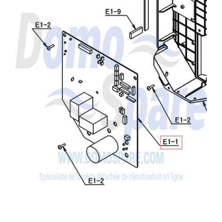 PLATINE CONTRÔLE EX13011 40D  3F022624 2 DAIKIN Ref: 5017424