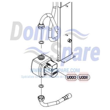 CIRCULATEUR WILO 25/10 HITACHI Réf:E01888
