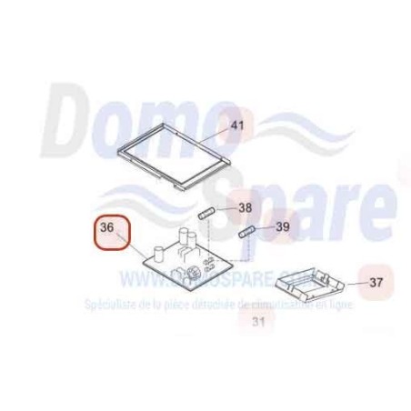 PLATINE DE CONTROLE HITACHI Réf:JCHRAW35NHBA01
