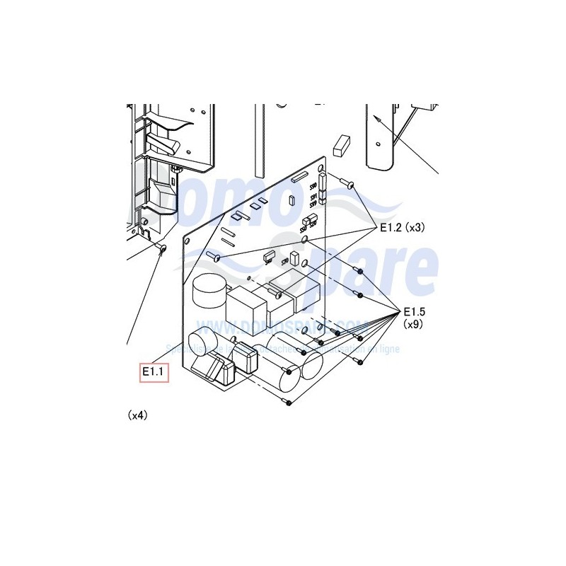 PLATINE 3F035672 3 C DAIKIN Ref: 5021919