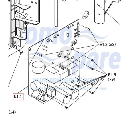 PLATINE 3F035672 3 C DAIKIN Ref: 5021919