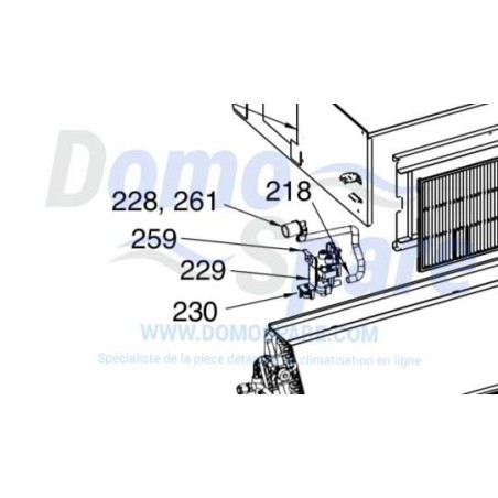 POMPE DE RELEVAGE DE GAINABLE TOSHIBA Réf:43177048