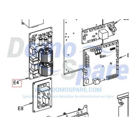 PLATINE A4P 2P265623 8  PC13001 3 DAIKIN Ref: 5011902