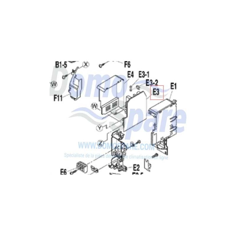 PLATINE CONTROLE 3F004752 21 DAIKIN Ref: 1687897
