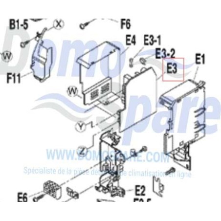 PLATINE CONTROLE 3F004752 21 DAIKIN Ref: 1687897