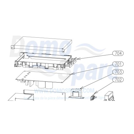 PLATINE DE REGULATION TOSHIBA Réf:43T6W355