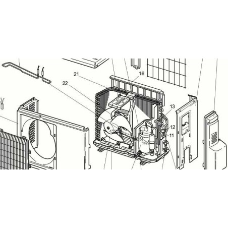 MOTEUR DE VENTILATION MITSUBISHI Réf:E22D69301