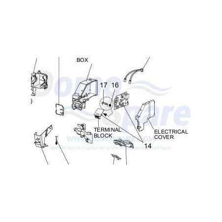 PLATINE  CONTROL BOARD MITSUBISHI Réf:E22G65452