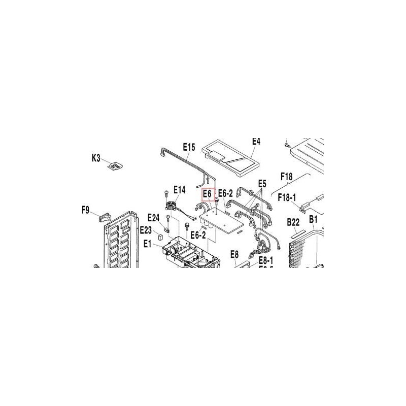 PLATINE DE CONTROLE  3F007545 19 DAIKIN Ref: 5008495