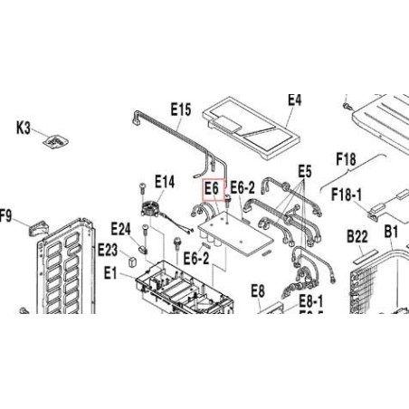 PLATINE DE CONTROLE  3F007545 19 DAIKIN Ref: 5008495